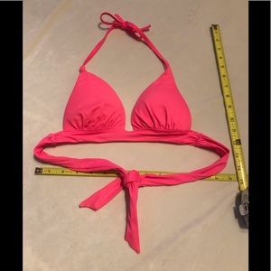 Victoria’s Secret XS pink padded bikini top EUC